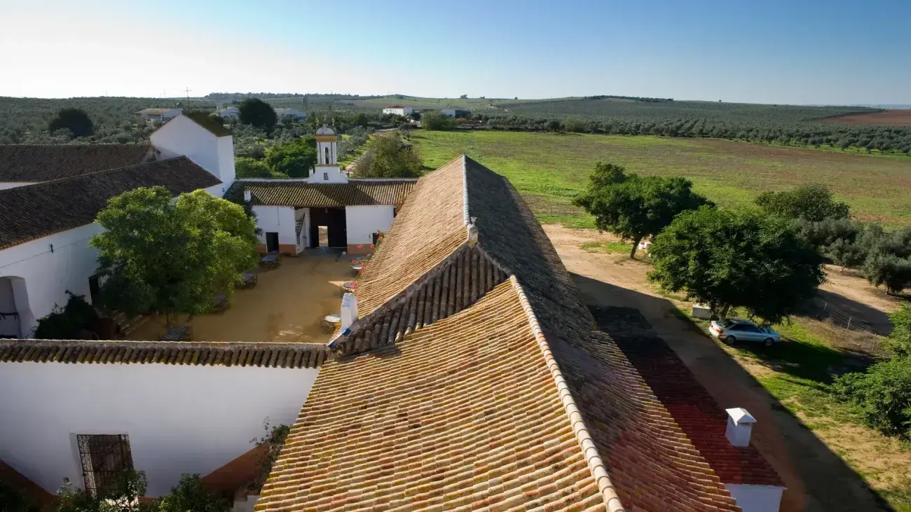 Hacienda Los Ángeles - Vista aérea de la hacienda